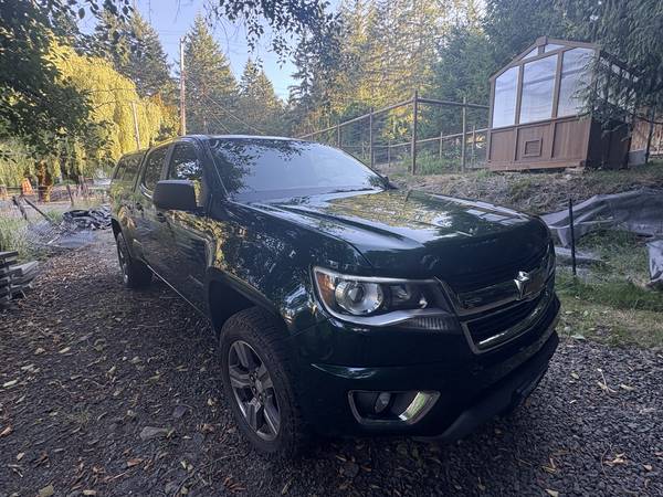 2015 Chevy Colorado Pickup Truck - 4x4 Crew Cab w/Canopy - $15,000 (Olympia)63654706201217121