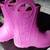 CROCS Pink Boots 1 Toddler 2 thumbnail