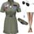 LIKE NEW Women Medium Fighter Pilot Costume Air Force Flight Dress 3 thumbnail