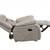 Steve Silver Tyson Gray Leatherette reclining couch, rocker & loveseat 3 thumbnail