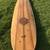Beautiful 10'0" Wood Surfboard with Beautiful Inlay Pattern Longboard 2 thumbnail