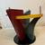 Retro vintage Italian geometric Memphis table Postmodern 1980s DELIVER 8 thumbnail