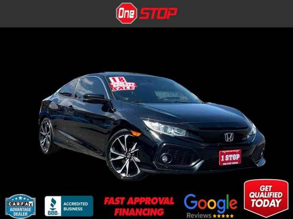 2018 Honda Civic Si Coupe coupe Crystal Black Pearl - $14,999 (CALL 509-795-0867 FOR AVAILABILITY)63470421042433120