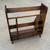 Mid-Century Danish Modern Wooden Bookcase Or Record Shelf Tapered Legs MCM Wood  6 thumbnail