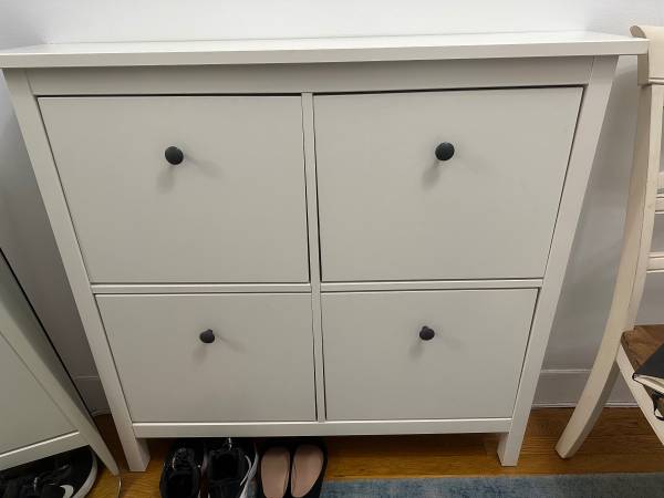 White IKEA Shoe Storage 1
