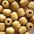 1400 Vintage Wooden Beads, Craft Macrame Barrel 5/8" blonde wood, 17mm 11 thumbnail