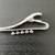 MENS VINTAGE 12K GOLD FILLED RHINESTONE TIE CLIP(MID CENTURY) 3 thumbnail