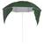 vidaXL - Beach Parasol with Side Walls Green 84.6 " 3 thumbnail