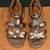 Copper Metallic EURO SOFT Women's 7.5 Sandals Shoes, Adj. Strap Purse 12 thumbnail