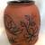*** Beautiful Etched Butterfly & Flowers Clay Pot *** 2 thumbnail
