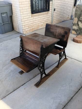 Antique school desk 1