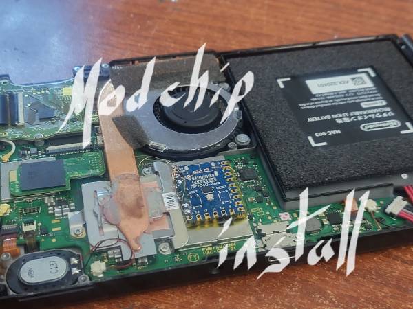 Switch Modchip Installation 1