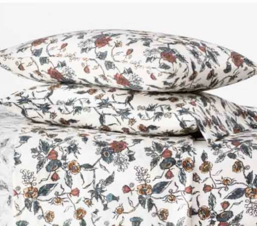 Queen Flannel Cotton Sheet Set 1