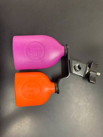 Latin Percussion Double Mounted Sambago Bells 1