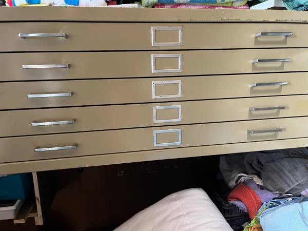5 Drawer Flat File Cabinet 1