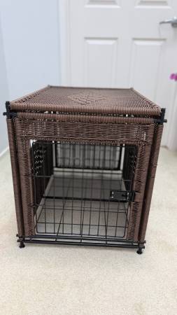 Wicker Pet Crate 1