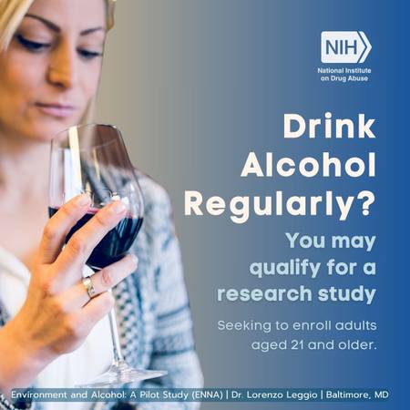 Join a Research Study Recruiting Ages 21+ With Alcohol Use Disorder 1