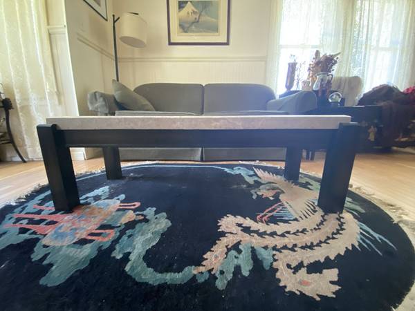 Marble-Top Coffee Table 1