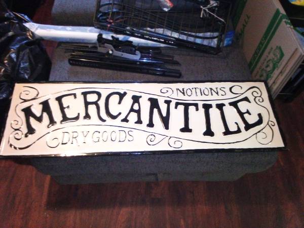 Mercantile sign 1