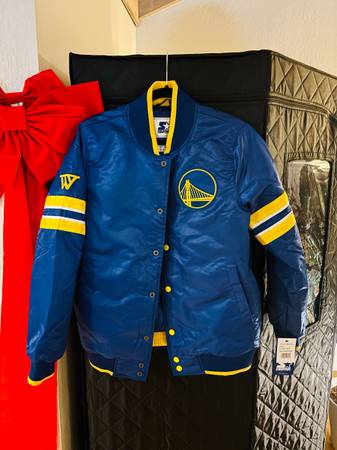 Golden State Warriors Starter Jacket Youth L (16-18) - Brand New w/ Tags - $55 1