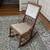 Vintage Walnut Rocker with Handsome Details 2 thumbnail