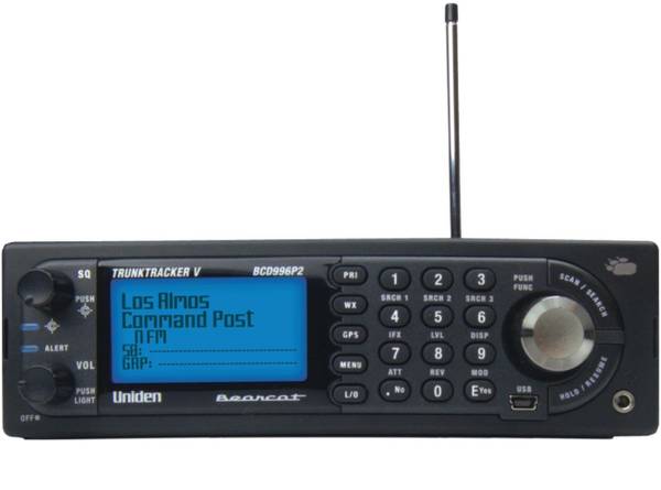 Uniden 996BCDP2 fully programmed police scanner/P25 DIGITAL phase1/2 1