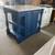 35"W x 36"T x 31"D Blue Kitchen Island White Quartz Top Used Good Cond 1 thumbnail
