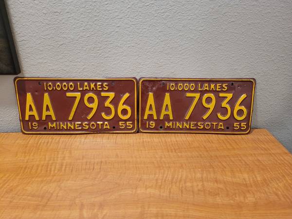 1955 Plates 1