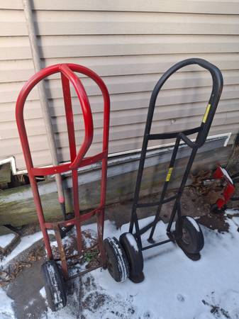 2 hand trucks 1
