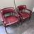 Chairs Rolling Pair Office Warehouse Home Burgundy Chair Heavy Duty 2 thumbnail