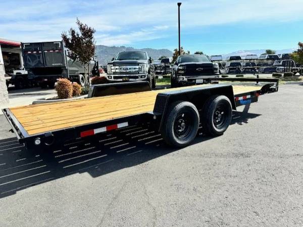 7×18 7K Flat Bed Trailer 1