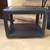 Black End table with beveled glass top 18 thumbnail