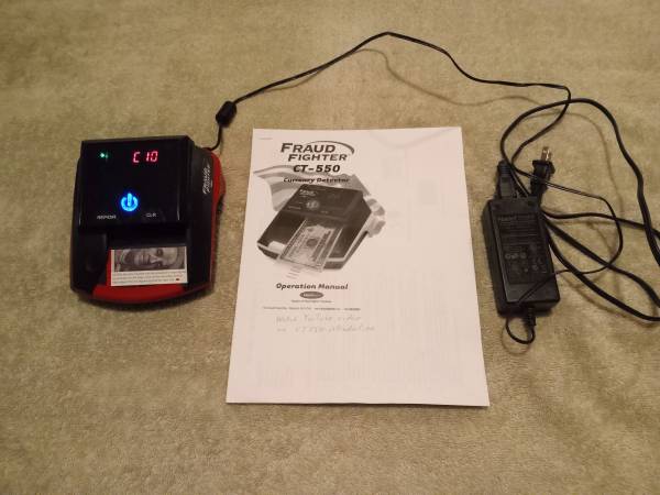Uveritech Fraud Fighter Cash Counterfeit Currency Detector 1