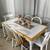 Country Style Tile-Top Dining Table & 6 Mix-Match Chairs SOLID WOOD 8 thumbnail