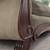 90" Sofa – Neutral Fabric, Distressed Wood Trim, Excellent Condition 10 thumbnail