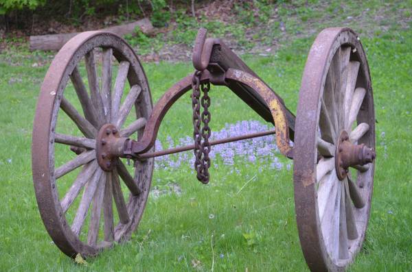Antique Studebaker Log Arch/Log Dolly/Jinker 1