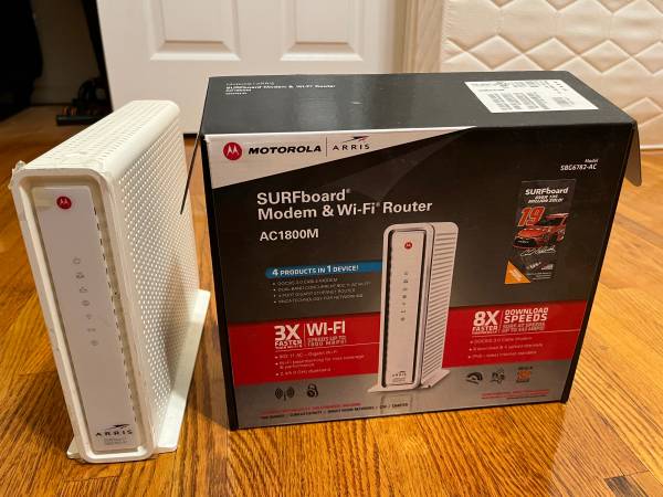 Motorola arris surfboard modem &wifi router AC1800m 1