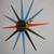 Geo. Nelson 1955 MCM Sunburst Clock Orig. 2 thumbnail