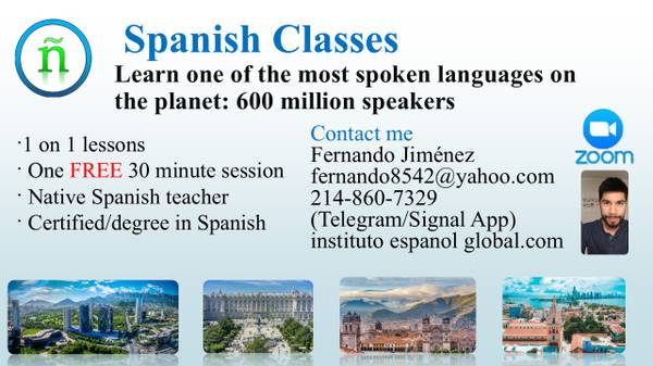 ⭐Spanish 🏰 Lessons👨🏻‍🏫 Tutoring 👩🏼‍💻Native/certified 1
