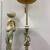 5ft tall floor lamp w/ marble table & metal cherub base 4 thumbnail