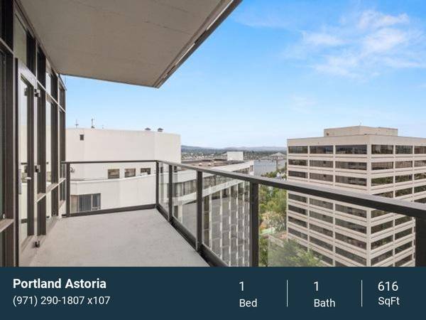 $1,575 / 1br - 616ft2 - ¡Déjese mimar con lujo: vistas de ático, sala club y ofertas exclusivas! (Downtown Portland)63831607719425120