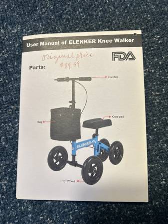 Gently used knee walker 1