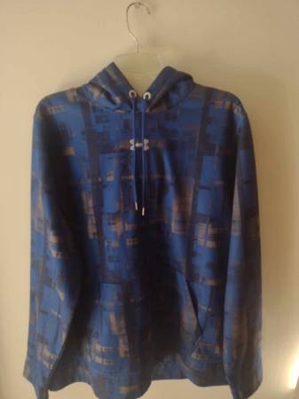 ** Blue UNDER ARMOUR (UA) Hoodie -- Men's Large (L) ** 1