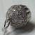 Sparkling Crystals Top Cup Cake Pendant Silver 10 thumbnail