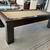 Beautiful 8 Foot Plank and Hide Dining Modern Pool Table 6 thumbnail