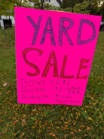 Yard sale photo