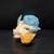 Vintage Resin Angel Collectible Cherub Figurine with Dolphin Peach Pink Wings 16 thumbnail