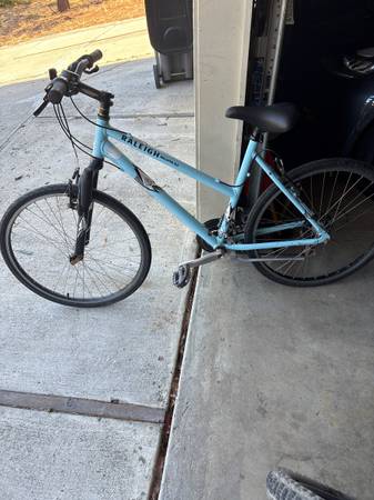 small raleigh step-thru frame 21sp bike 1