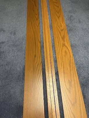 Oak 1x6 Boards, finished 1