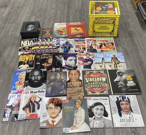 Large Lot Collectible Books, Magazines & Décor – 40+ Pieces 1